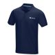 Short sleeve men’s GOTS logo organic polo - Navy